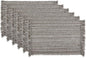 DII Variegated Tabletop Collection, Placemat Set3x19, 6 Piece by DII