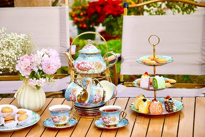 20 Pieces Porcelain Tea Set - Image 4