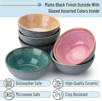 Brew To A Tea BTaT- Ceramic Dipping Bowls, 3.5 oz, 3.5 Inches, Soy Sauce Dish - Image 4