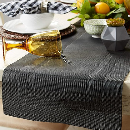 DII PVC Tabletop Collection Woven Indoor/Outdoor, Table Runner - Image 3