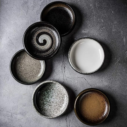 Uaral Salad Plate Appetizer Plate Stoneware Serving Dishes, Japanese Dish Set - Image 5