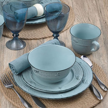 Pfaltzgraff Trellis Coastal 16-Piece Dinnerware Set - Image 3