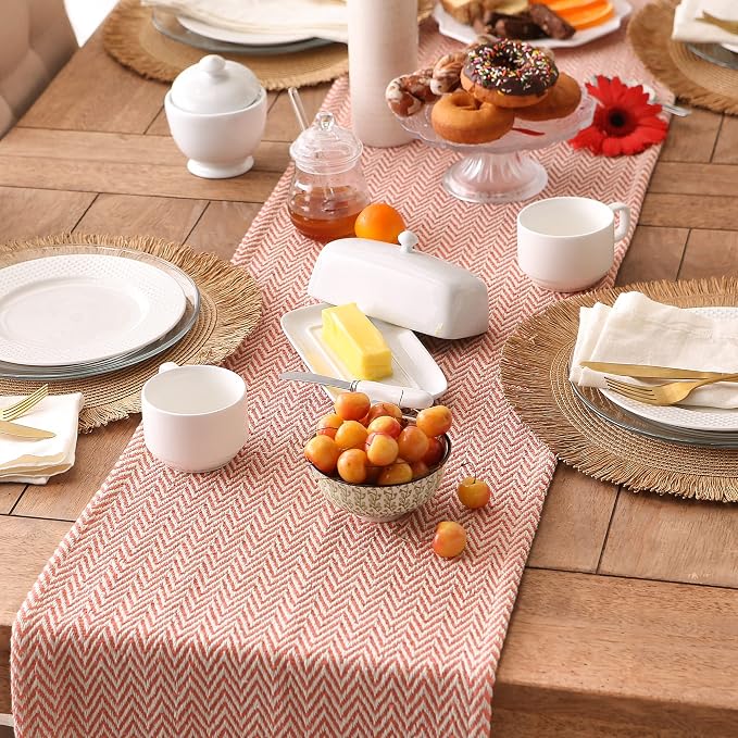 DII Woven Basic Tabletop Collection, Chevron Table Runner - Image 3