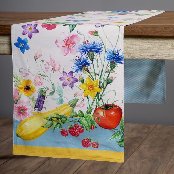 Maison d' Hermine Table Runner 100% Cotton 14.50" x 72" | Table Runners 72 - Image 8