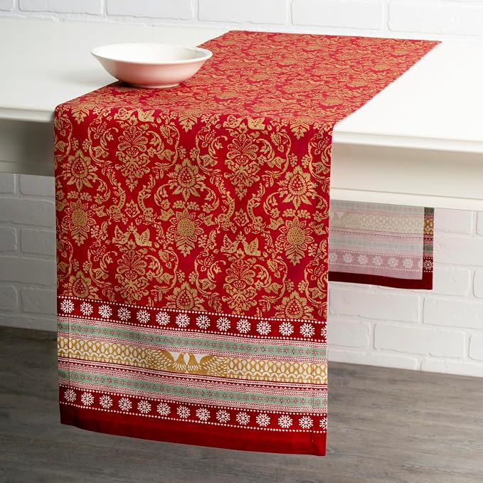 Maison d' Hermine Table Runner 100% Cotton 14.50" x 108" | Table Runners 108 - Image 8