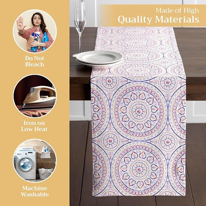 Maison d' Hermine Table Runner 100% Cotton 14.50" x 72" | Table Runners 72 - Image 3