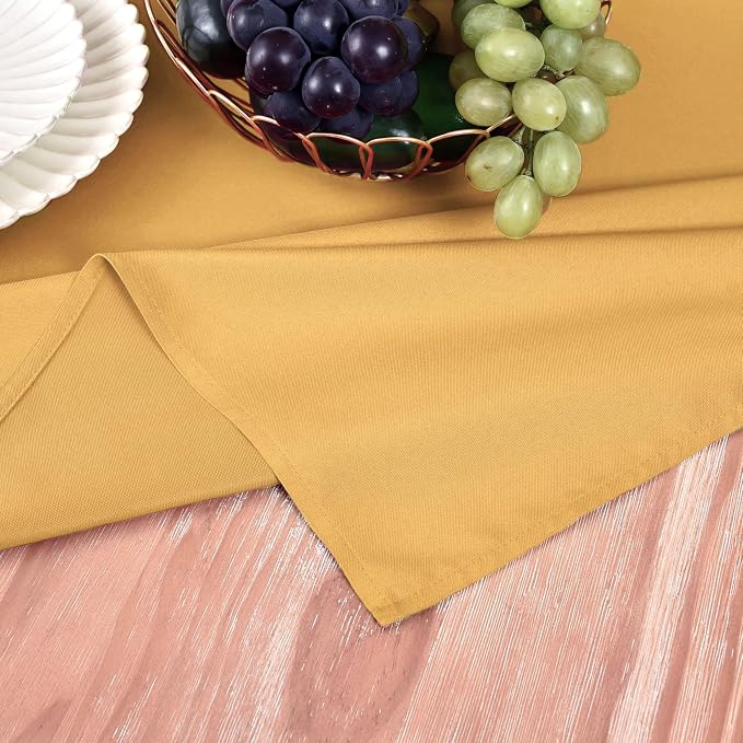 MEANMOY Gold Table Runner 36 Inches Long Waterproof Washable Table Runners | - Image 5