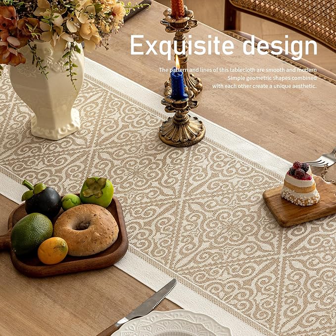 Coffee Totem Linen Table Runner - Image 5