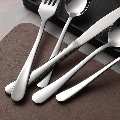 Onader 60 Piece Heavy Duty Flatware Set, Stainless Steel Silverware Cutlery Set - Image 3