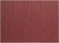 Chilewich Bamboo Placemats Set of 4 - Woven Rectangle Placemats - Reusable, Stain-Resistant, Indoor/Outdoor Tabletop Protection - 19" x 14" - Cranberry