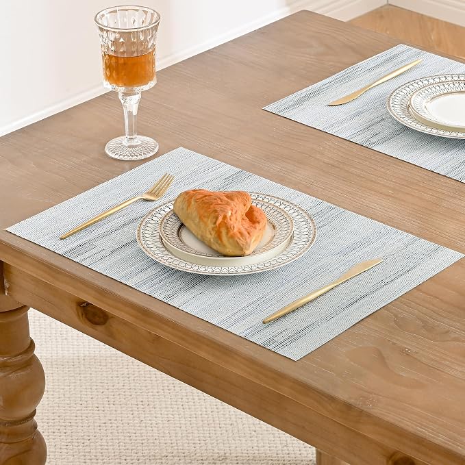 Leetaltree LightSteel Blue Placemats Set of 8 - Image 8