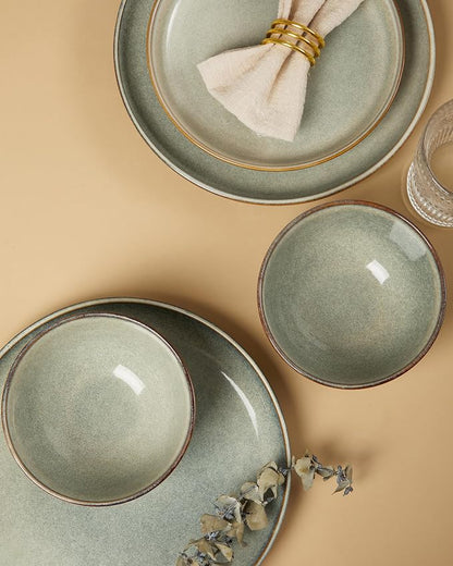 24 Piece Dinnerware Sets for 8, Modern Stoneware Plates and Bowls Setst - Image 7