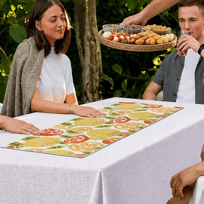 Beaded Table Runner 13 x 36 Inch - Image 8