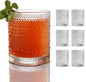 Hobnail Drinking Glasses, Vintage Glassware Set of 6, Vintage Drinking Glasses by BULK+PARADISE