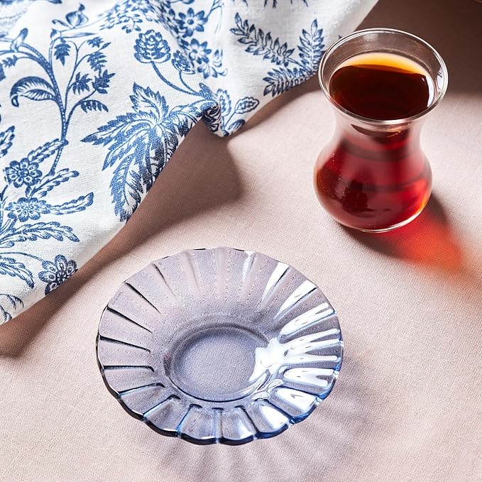 KARACA Luna 12-Piece Turkish Tea Cups - Image 7