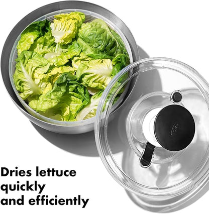 OXO Steel Salad Spinner - Image 2
