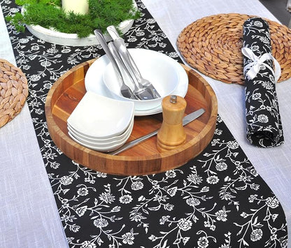 Floral Dining Table Placemats Vintage Flowers Botanical Design Rustic Vintage - Image 6