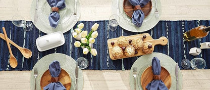 DII Handmade Chindi Tabletop, Reversible and Machine Washable, Table Runner - Image 7