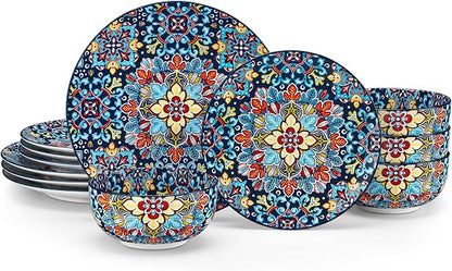vancasso 12 Pieces Dinnerware Sets, Porcelain Dishes Set by vancasso