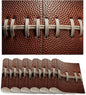 Football Texture Placemats Set of 6,Laces Stripes Placemats Washable Kitchen Dining Linen Table Mats Stain Heat-Resistant for Home Party Indoor 12x18 inch