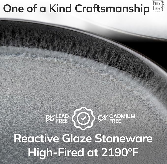 32 Piece Stoneware Dinnerware Set - Image 5