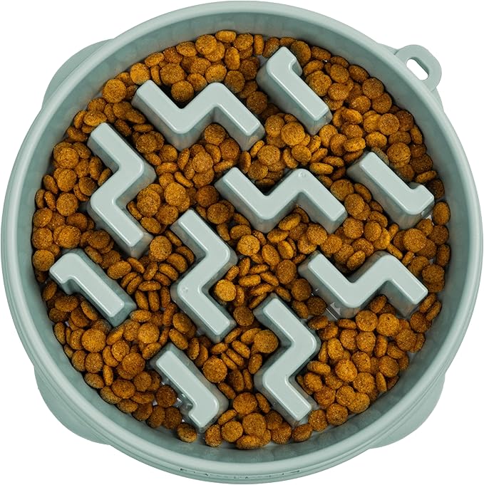 Outward Hound Fun Feeder Slo Bowl – Large 4‑Cup Capacity, Slow Feeding by OutwardHound