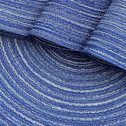 SHACOS Round Braided Placemats 15 inch Set of 6 Washable Kitchen Table Placemats - Image 5