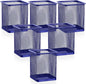 Segarty Pen Cup Holder, 6 Pack Square Dark Blue Pen Holder by Segarty