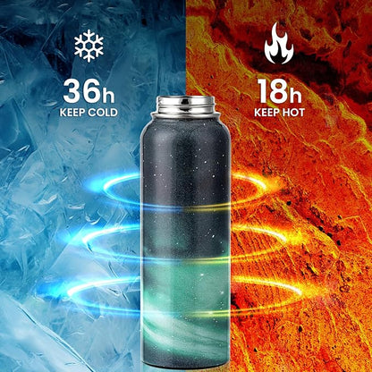 RAYMYLO Insulated Water Bottle 40 oz, Triple Wall Vacuum Stainless Steel | - Image 3