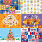 6 Pack Placemats for Kids, Non-Slip Washable Table Mats, Reusable Holiday by SpriteGru
