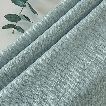 maxmill Jacquard Tablecloth Stain Resistant Waterproof Wrinkle Free Spillproof Washable Soft Weaved Texture Table Cloth for Dining Room, Indoor Outdoor Use, Rectangle 60 x 140 Inch, Dusty Blue