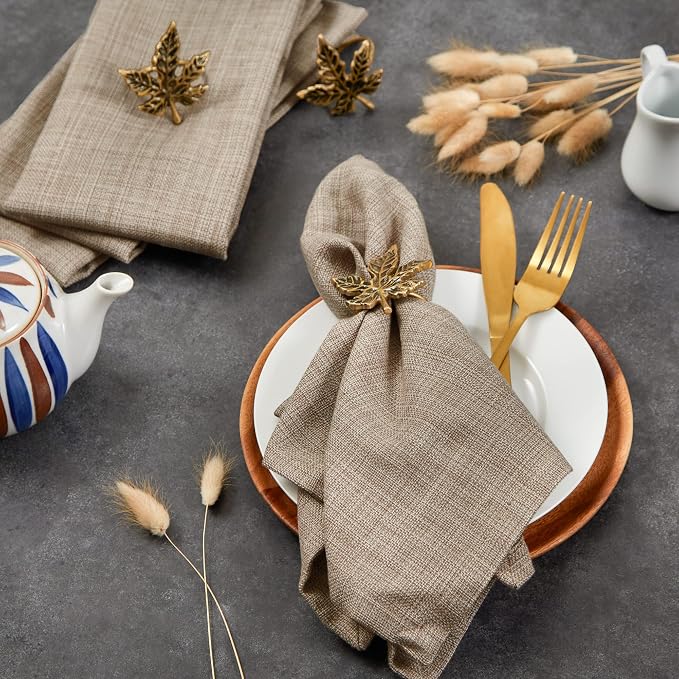 DII Variegated Tabletop Collection, Napkin Set, 6 Piece - Image 5