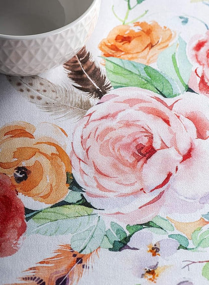 Maison d' Hermine Table Cloth Rectangle Table 100% Cotton 60 x 108 Inches Tablecloth Reusable Decorative for Dining Room Farmhouse Home Valentines Day Decorations Spring Summer - Ibiza - Beige