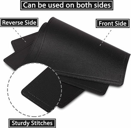Faux Leather Placemats, PU Table Mats, Set of 4, Waterproof, Stain Resistant, Heat Resistant, Non-Slip Easy to Clean for Kitchen Dining Table,Conference Table