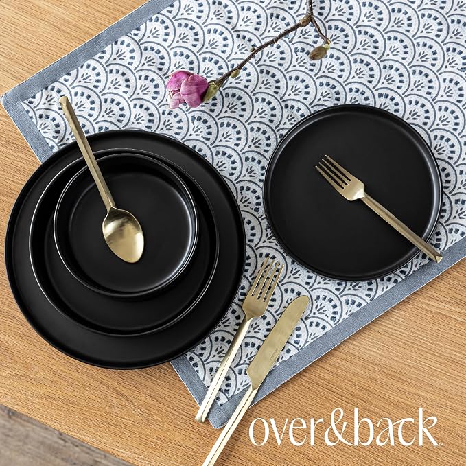 Over&Back 18x90 Hand-Blocked Printed Cotton Table Runner - Image 7