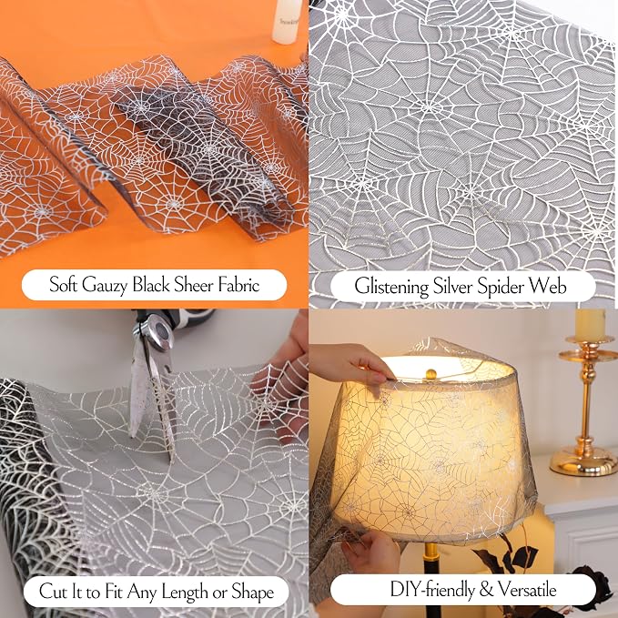 Snowkingdom Halloween Table Runner, Themed Party - Image 6