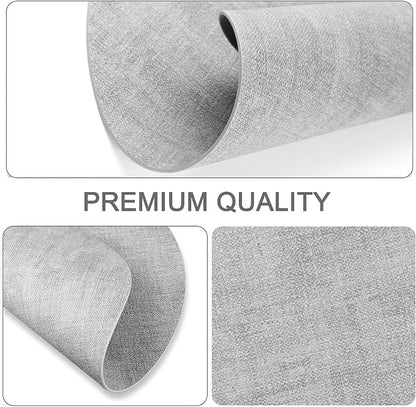 Round Faux Leather Placemats and Coasters, Reversible Heat Resistant Non-Slip - Image 6