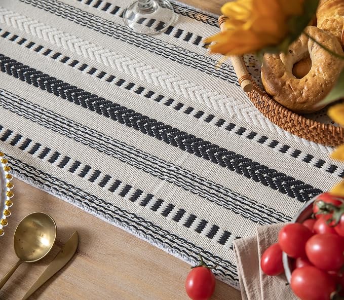 Caflife Boho Table Runner 90 Inchs Long, Dining Room Home Decor - Image 4