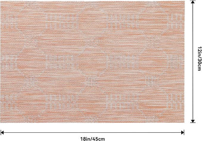 Leetaltree Coral Placemats Set of 12 - Image 9