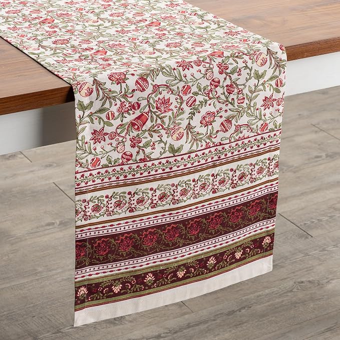 Maison d' Hermine Table Runner 100% Cotton 14.50" x 72" | Table Runners 72 - Image 9