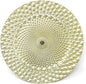 allgala Heavy Quality Round Charger Plates - Dinner Plates - Set of Charger Plates for Table Decor - Ideal for Weddings, Weddings, Thanksgiving Parties & Holidays - Peacock Gold (13-Inch 48-Pack)