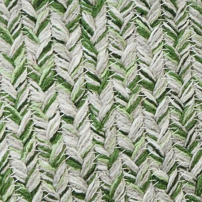 Park Designs Spice Bin Table Runner 15" x 54", Mint Braided | Cotton | Braided - Image 3