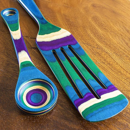 Totally Bamboo Baltique Mumbai Collection 2 Piece Cooking Utensil Set, Spurtle - Image 4