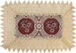 Set of 4 Burgundy Lace Table Placemat Rectangular 12 × 18 Inch by Simhomsen