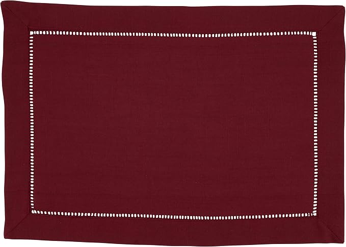 SARO LIFESTYLE Hemstitched Border Placemat - Image 2