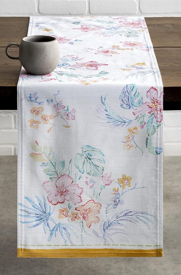 Maison d' Hermine Table Runner 100% Cotton 14.50" x 108" | Table Runners 108 - Image 9