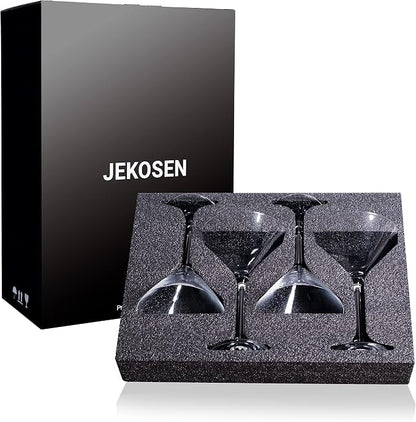 Crystal Martini Cocktail Glasses 9 Ounce Set of 4 - Image 4