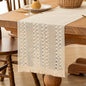 Boho Fall Table Runner Burlap for Home Kitchen Decor 12x72 Inch | 72 Inch Long by FEXIA
