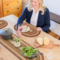 Homespice Gingerbread Braided Oval Table Runner, Warm Country Decor, Brown 11x36 - Jute Dining Table Accessories - Rich Colors, Easy to Clean, Durable and Protects Furniture