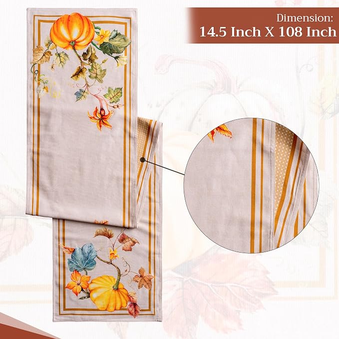Maison d' Hermine Table Runner 100% Cotton 14.50" x 108" | Table Runners 108 - Image 4